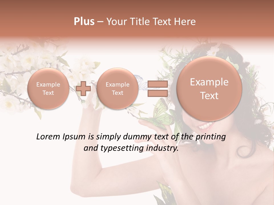 Fashion Smile Human PowerPoint Template