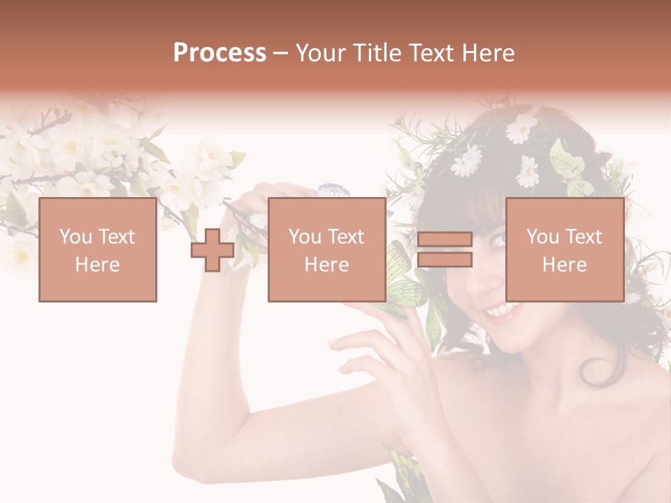 Fashion Smile Human PowerPoint Template