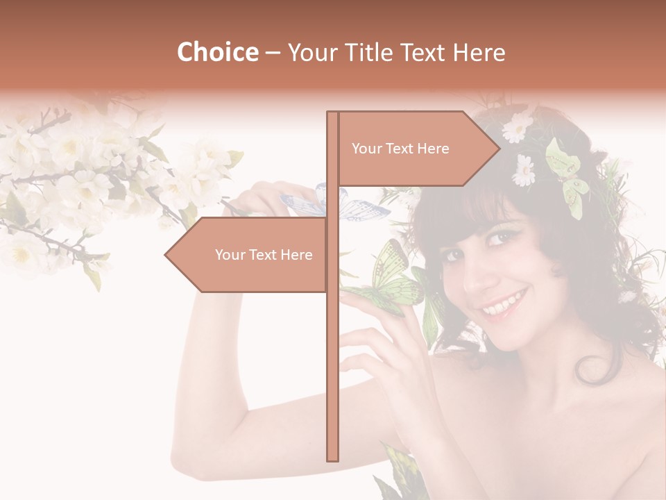 Fashion Smile Human PowerPoint Template