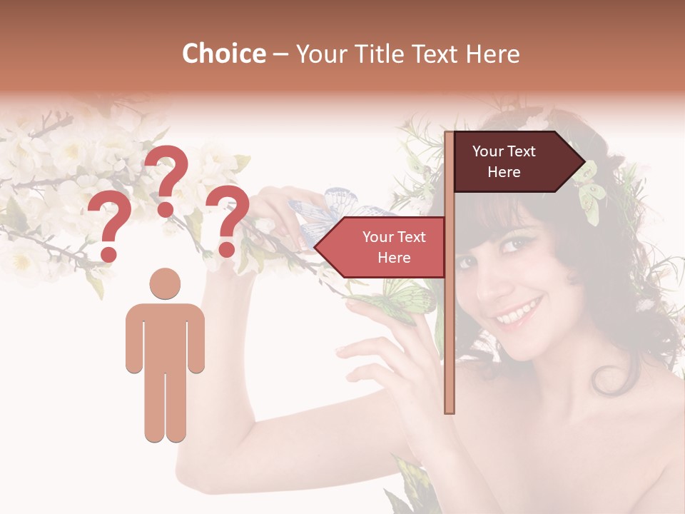 Fashion Smile Human PowerPoint Template