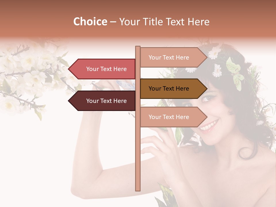 Fashion Smile Human PowerPoint Template