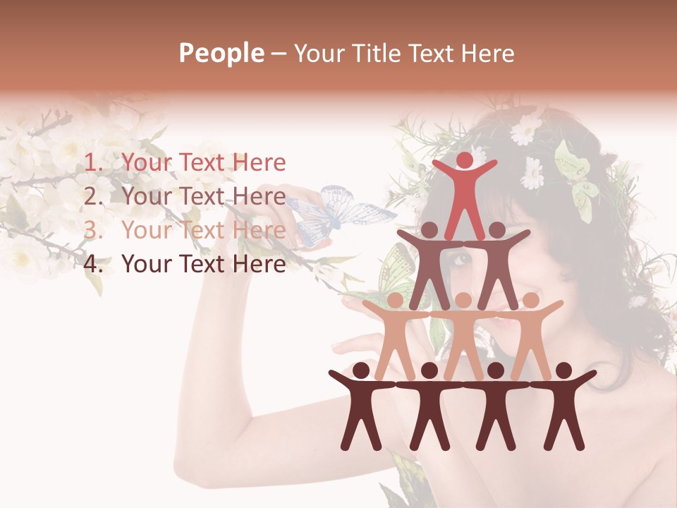 Fashion Smile Human PowerPoint Template