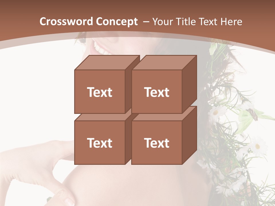 Sensuality Model Human PowerPoint Template