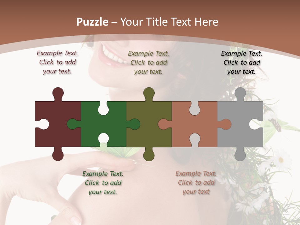 Sensuality Model Human PowerPoint Template