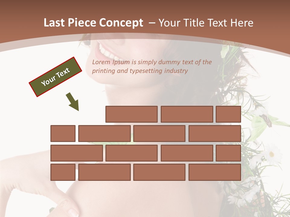 Sensuality Model Human PowerPoint Template