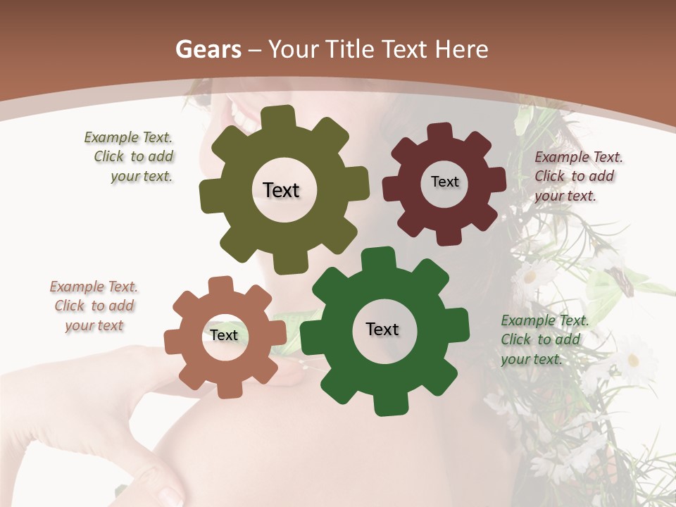 Sensuality Model Human PowerPoint Template