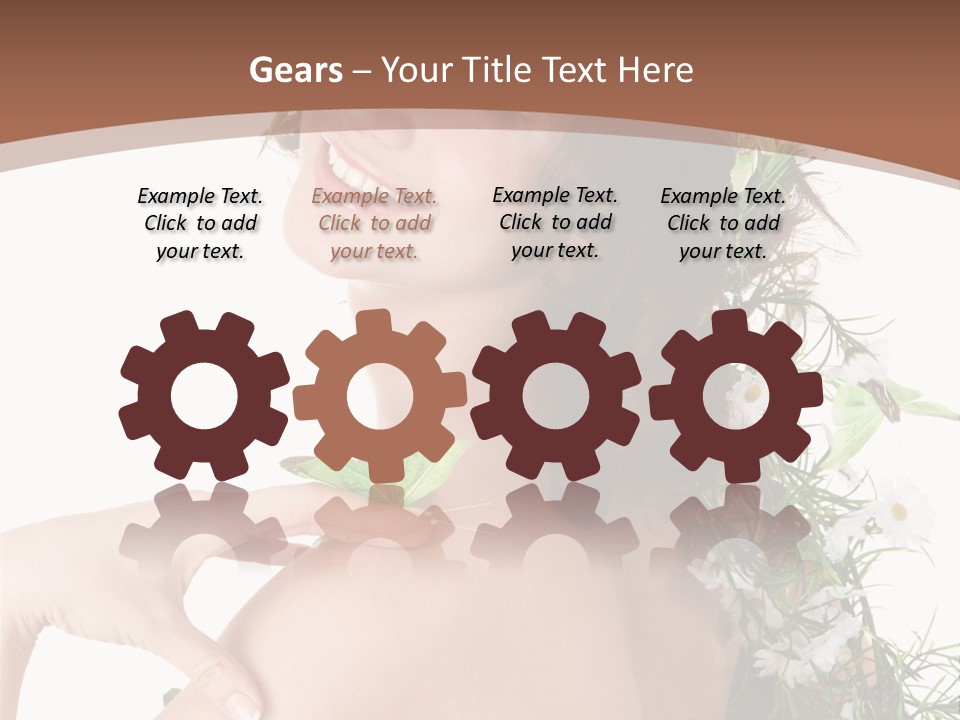 Sensuality Model Human PowerPoint Template