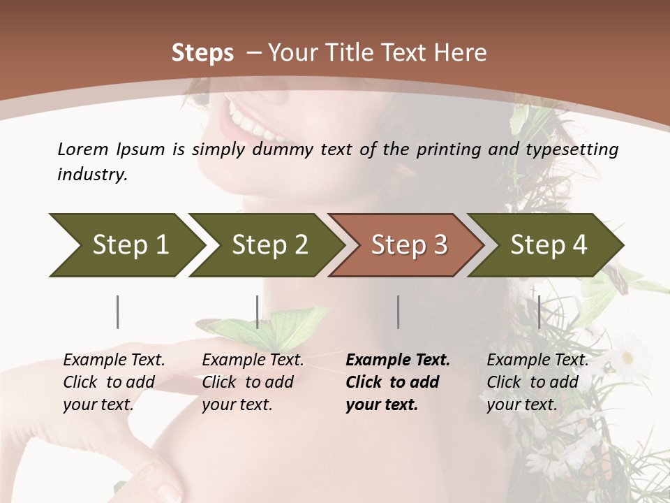 Sensuality Model Human PowerPoint Template