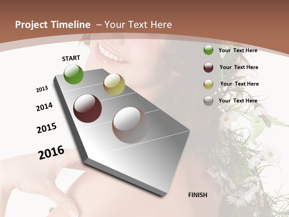 Sensuality Model Human PowerPoint Template