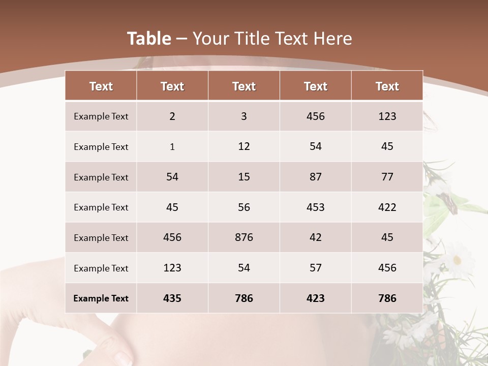 Sensuality Model Human PowerPoint Template