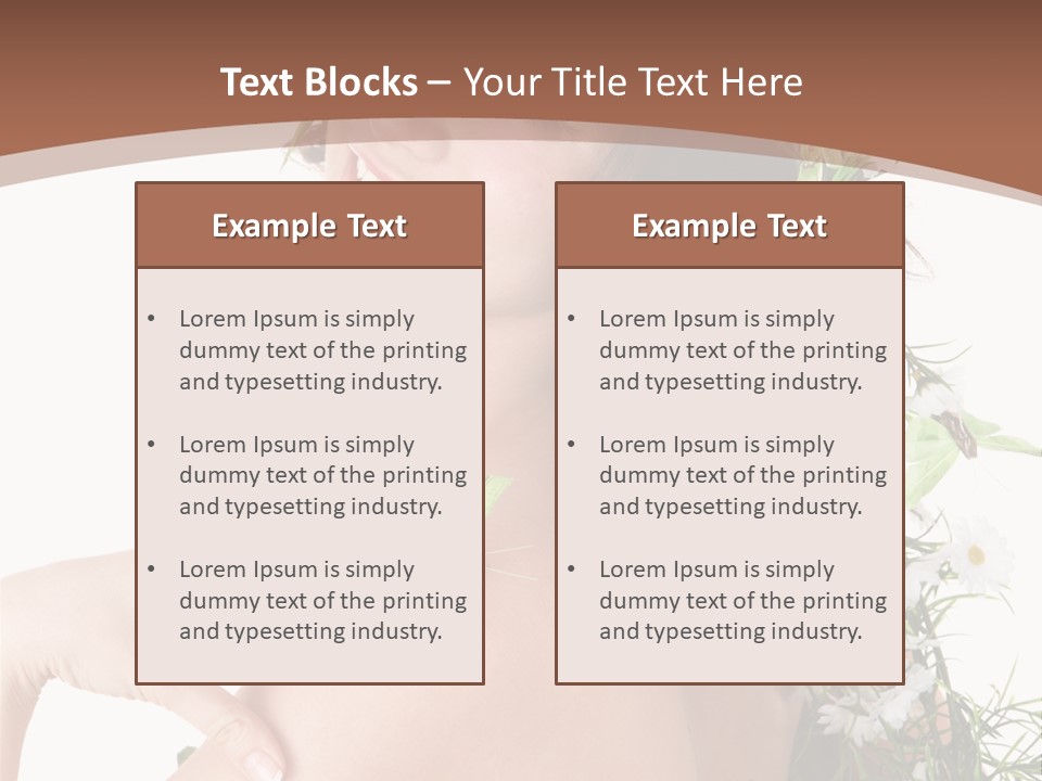 Sensuality Model Human PowerPoint Template