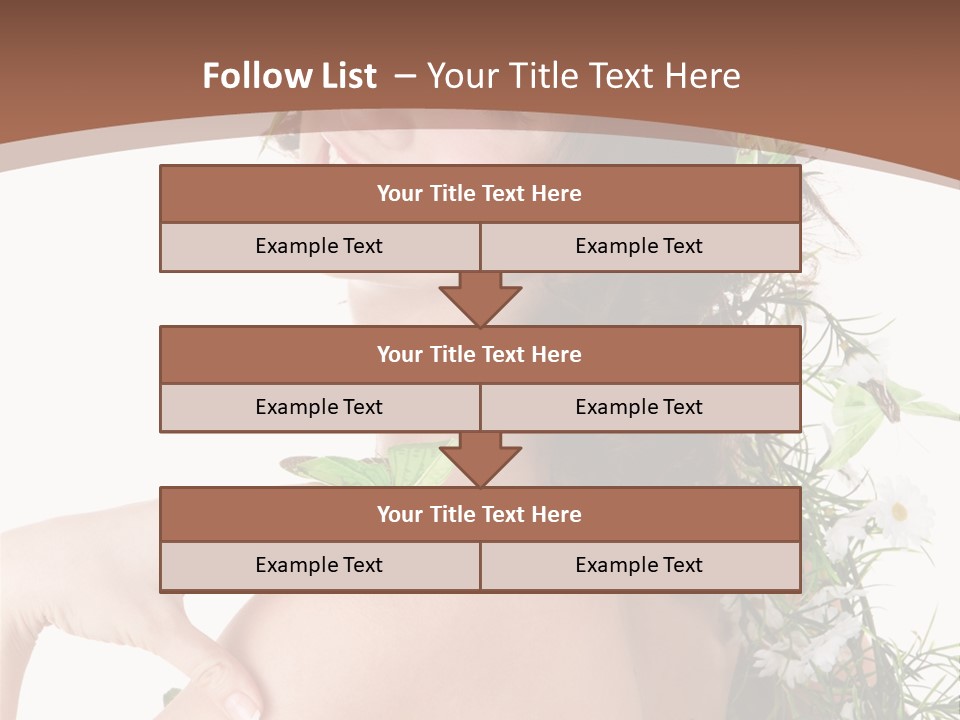 Sensuality Model Human PowerPoint Template