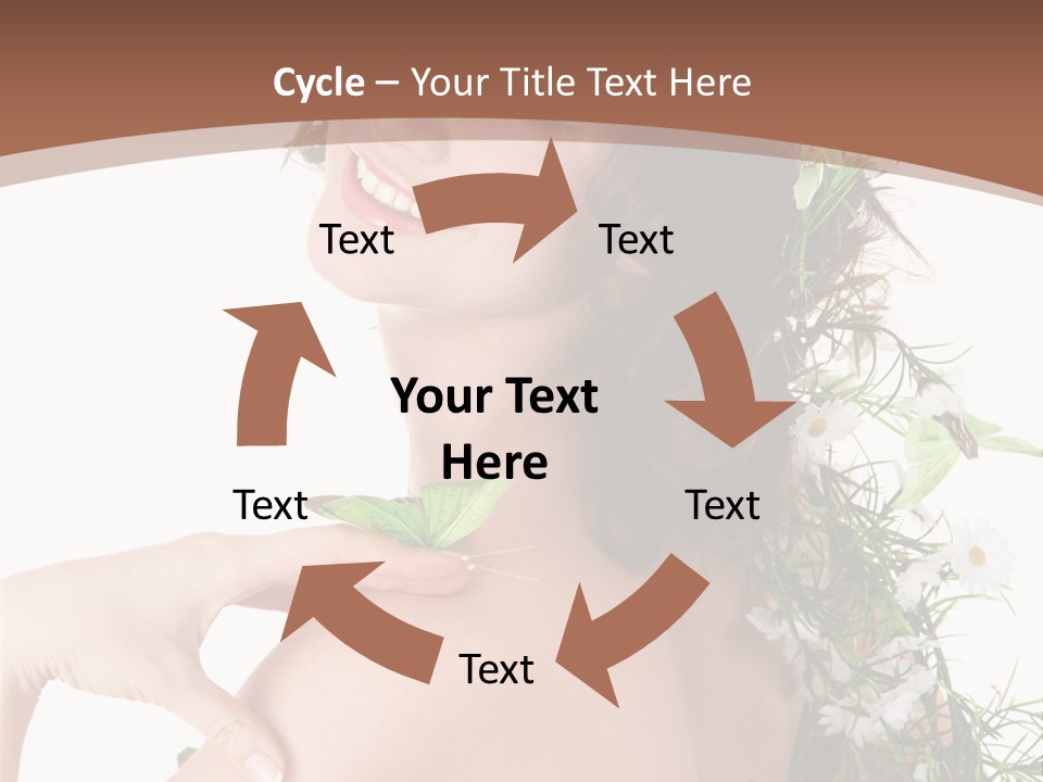 Sensuality Model Human PowerPoint Template