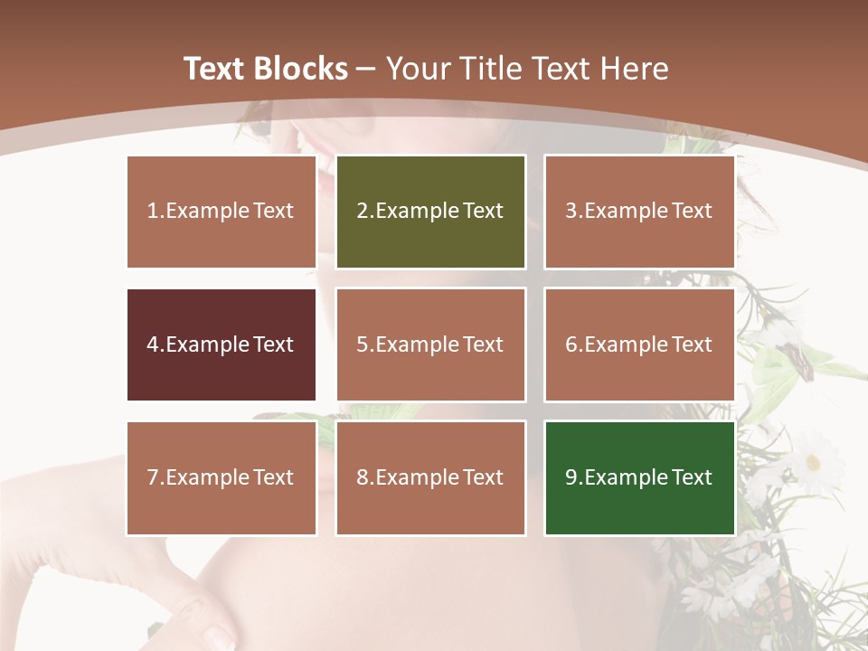 Sensuality Model Human PowerPoint Template