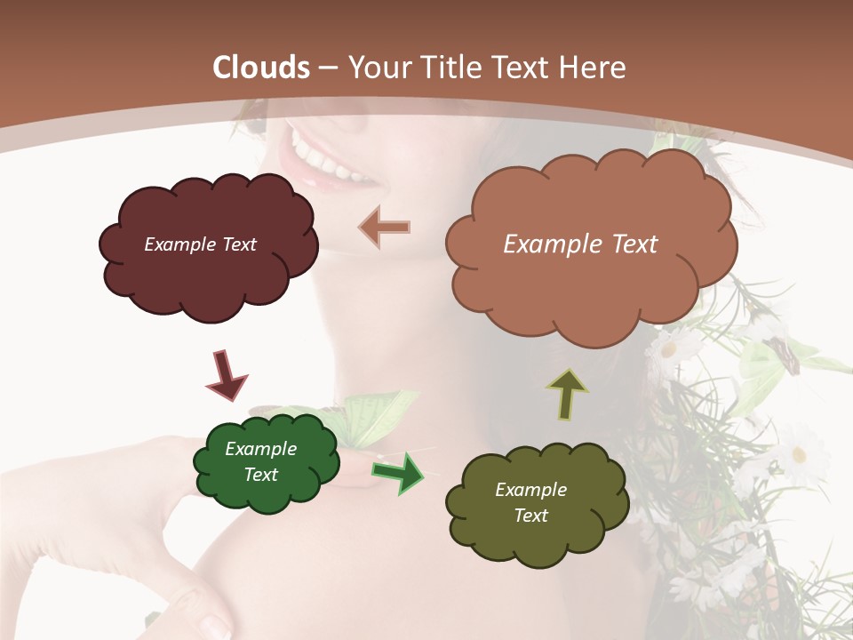 Sensuality Model Human PowerPoint Template