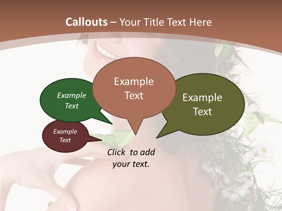 Sensuality Model Human PowerPoint Template