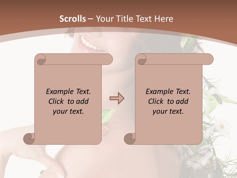 Sensuality Model Human PowerPoint Template
