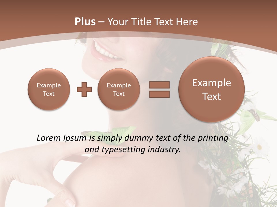 Sensuality Model Human PowerPoint Template