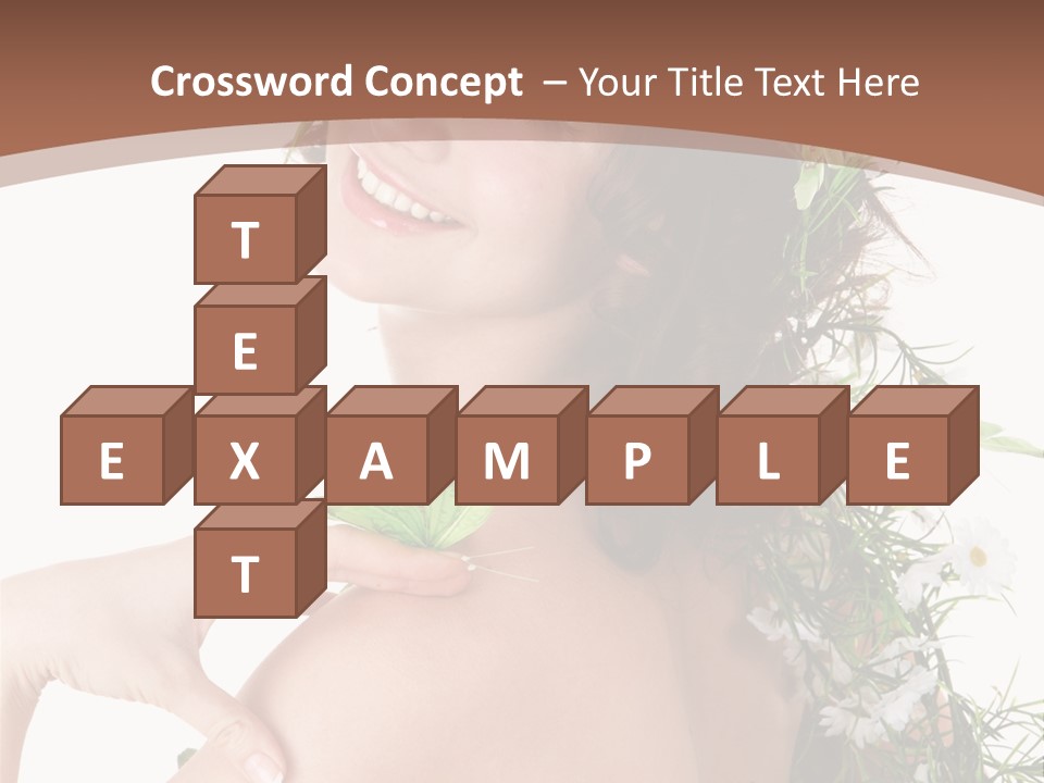 Sensuality Model Human PowerPoint Template