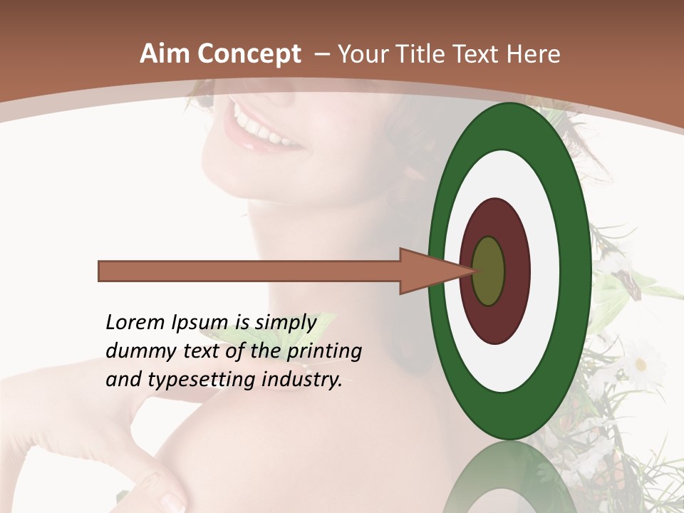 Sensuality Model Human PowerPoint Template