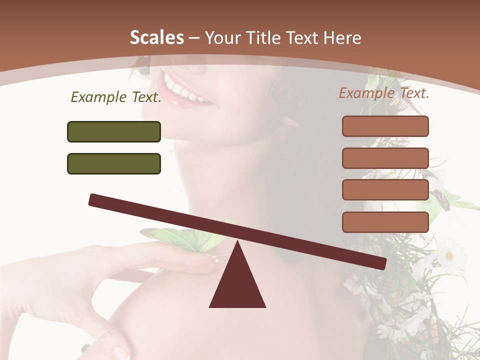 Sensuality Model Human PowerPoint Template