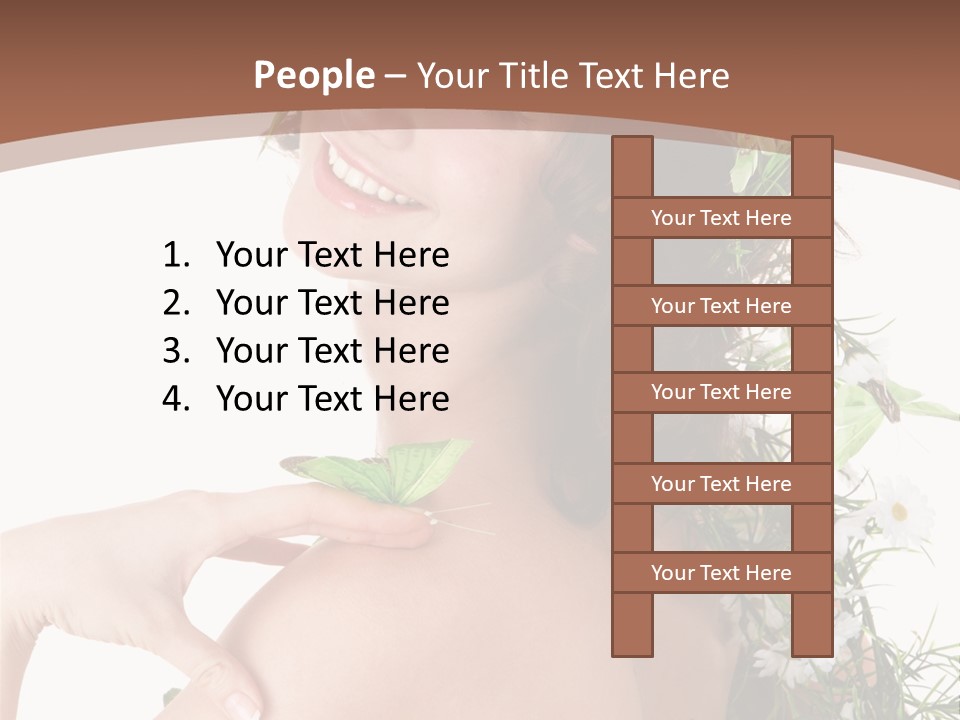 Sensuality Model Human PowerPoint Template