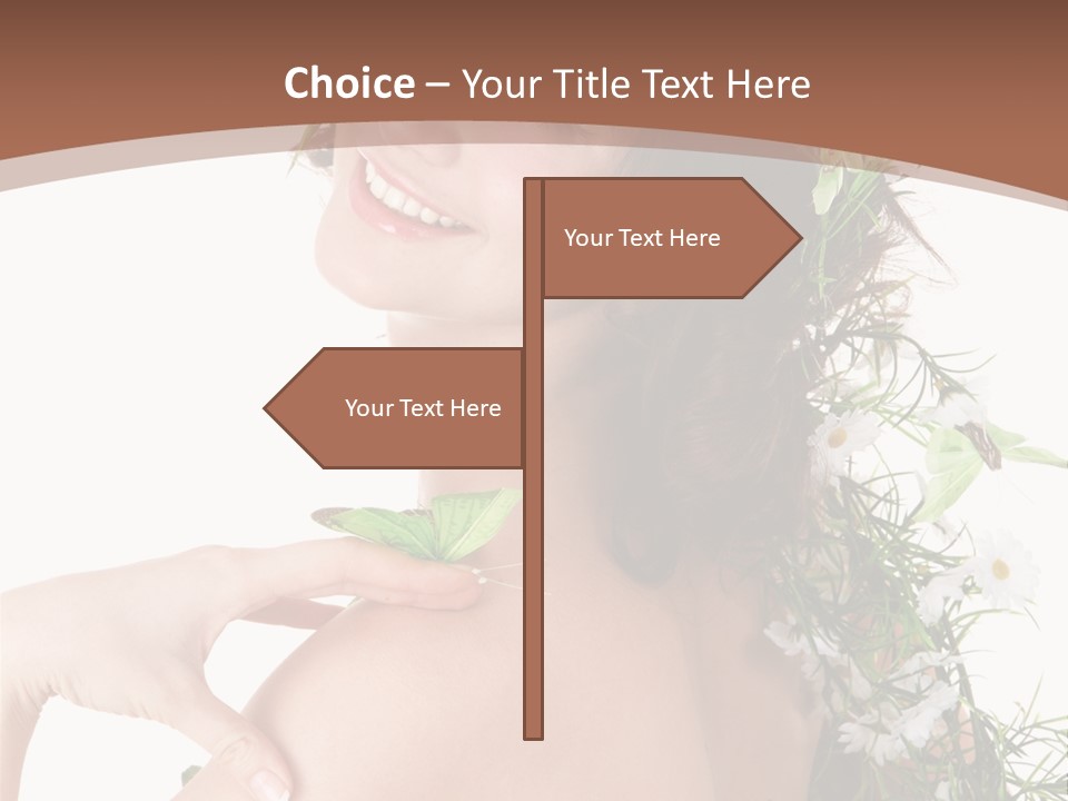 Sensuality Model Human PowerPoint Template