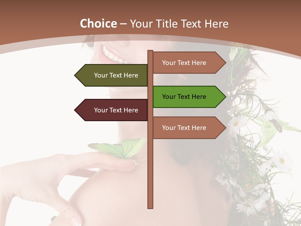 Sensuality Model Human PowerPoint Template