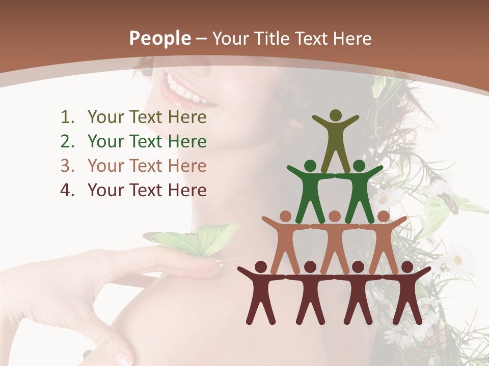 Sensuality Model Human PowerPoint Template