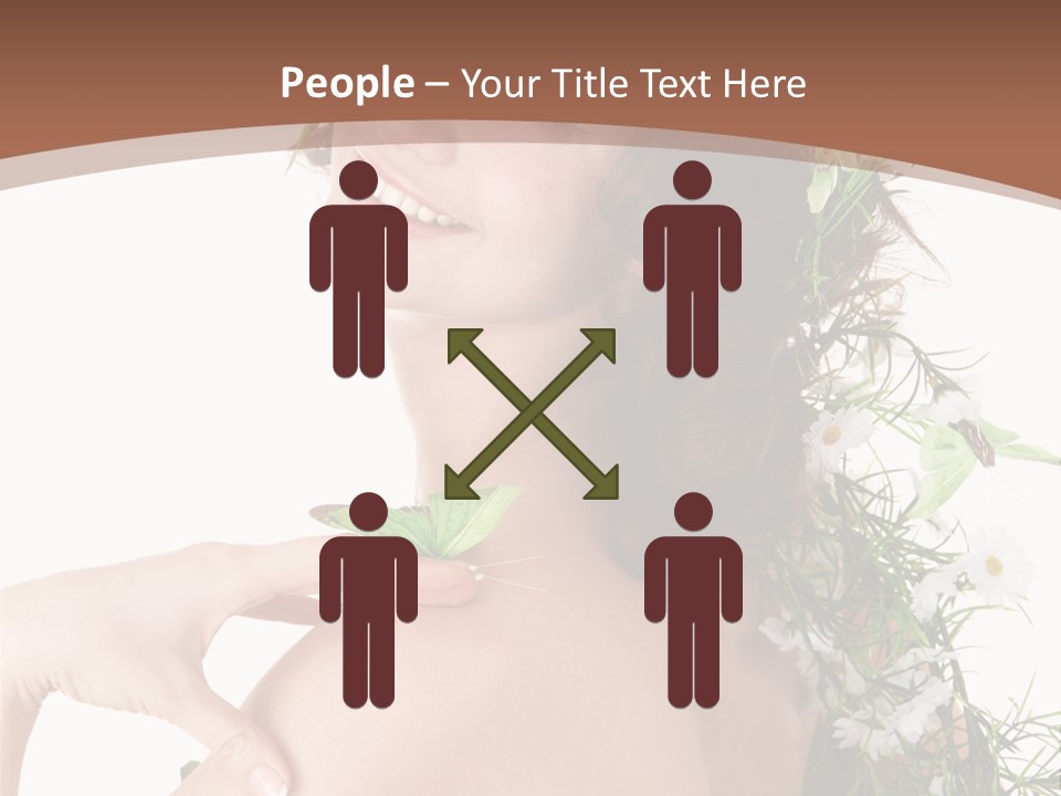 Sensuality Model Human PowerPoint Template