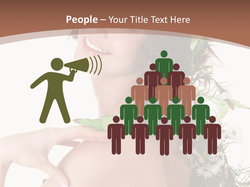 Sensuality Model Human PowerPoint Template