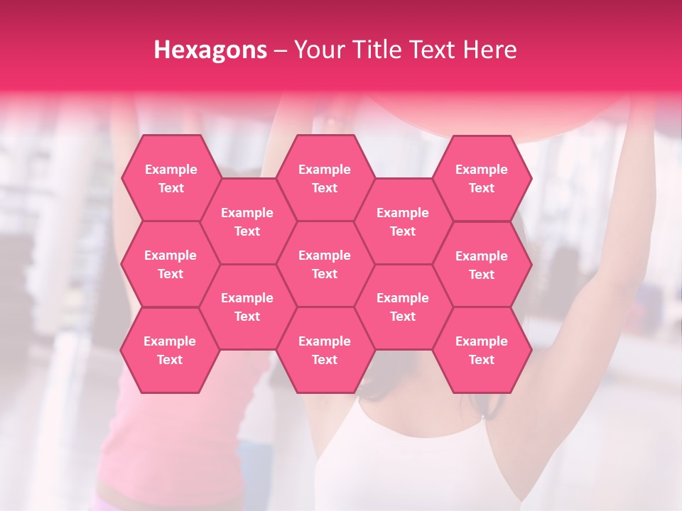 Women Beautiful Group PowerPoint Template