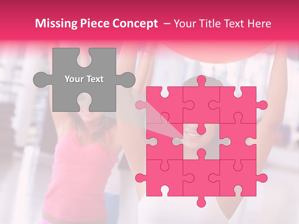 Women Beautiful Group PowerPoint Template