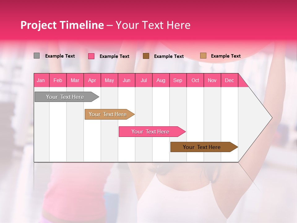 Women Beautiful Group PowerPoint Template