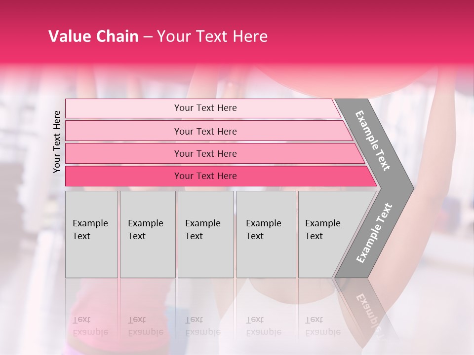 Women Beautiful Group PowerPoint Template