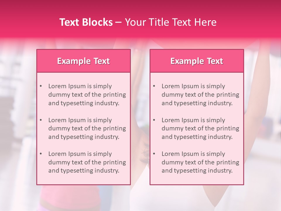 Women Beautiful Group PowerPoint Template