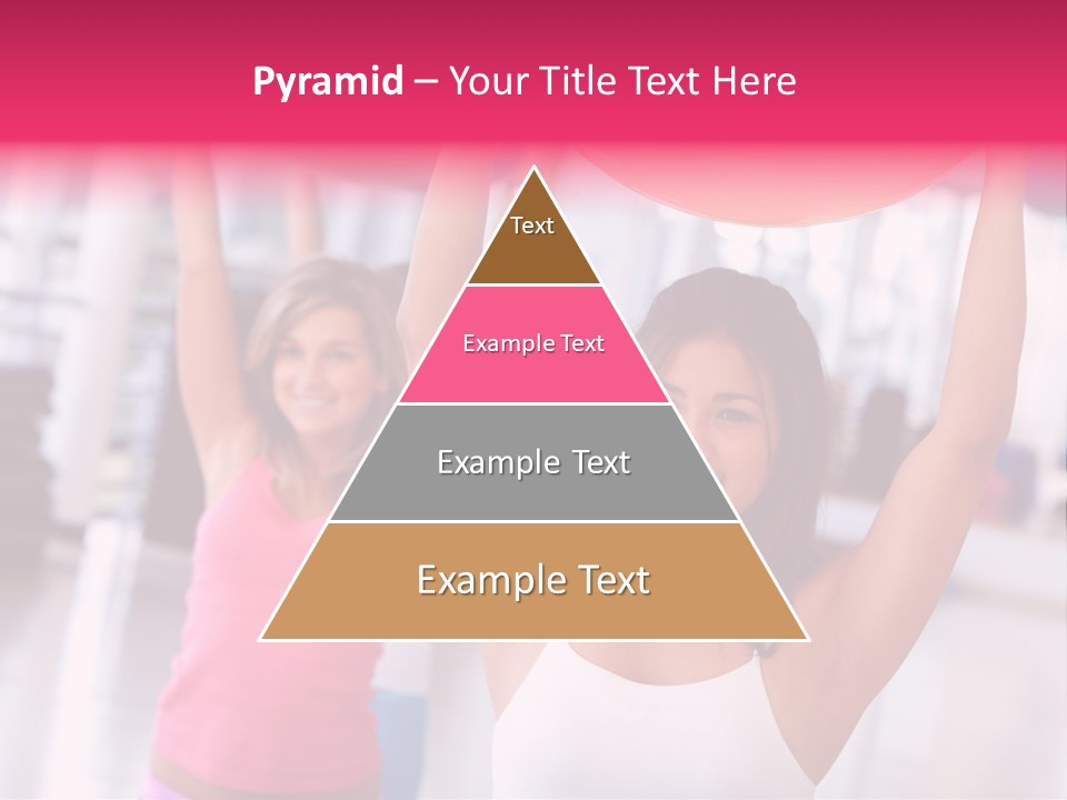 Women Beautiful Group PowerPoint Template