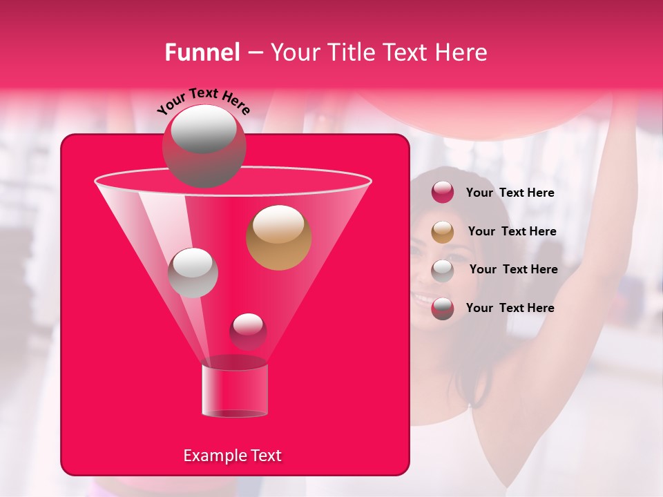 Women Beautiful Group PowerPoint Template