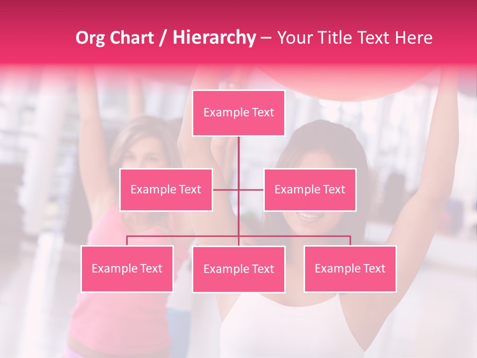 Women Beautiful Group PowerPoint Template