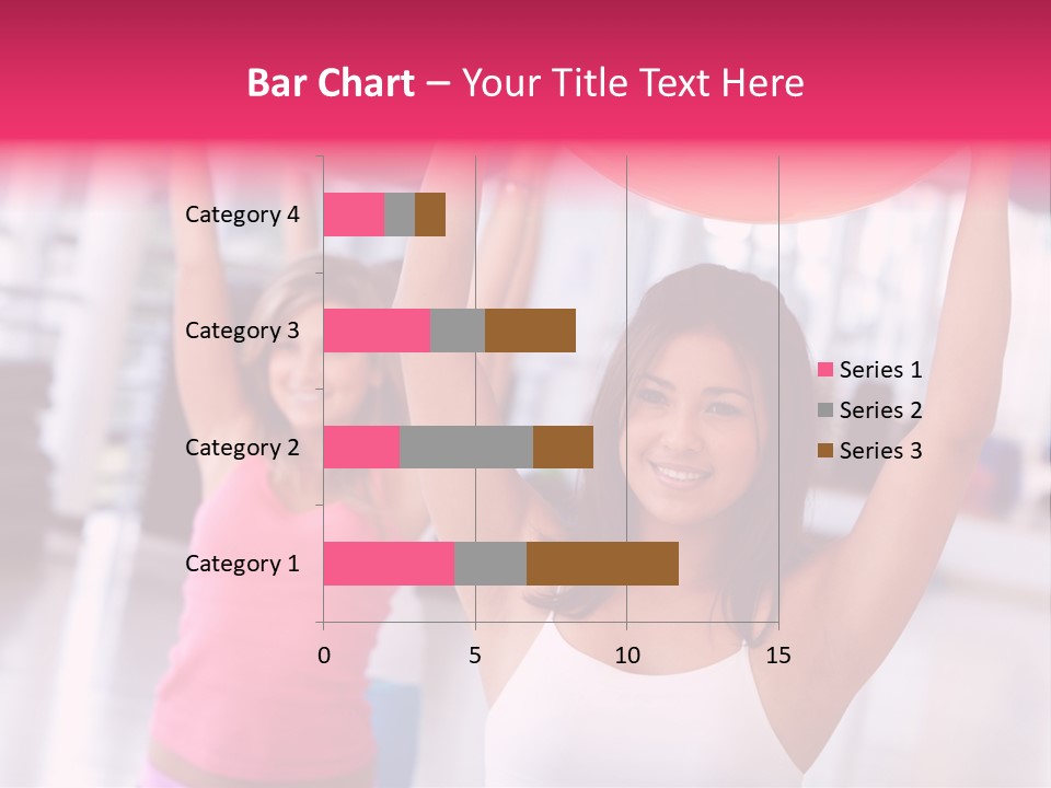 Women Beautiful Group PowerPoint Template