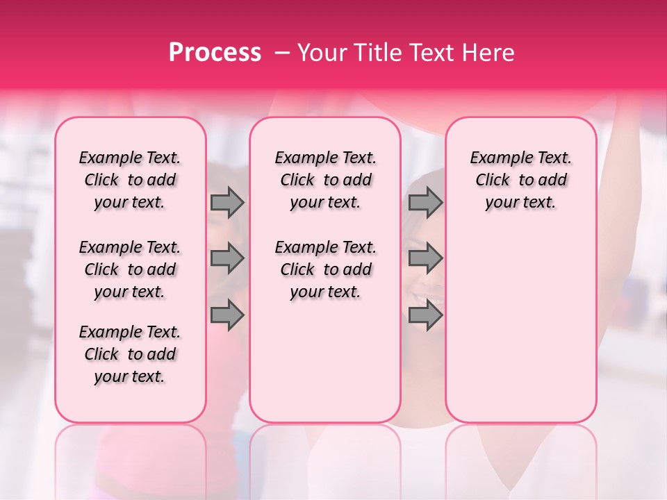 Women Beautiful Group PowerPoint Template