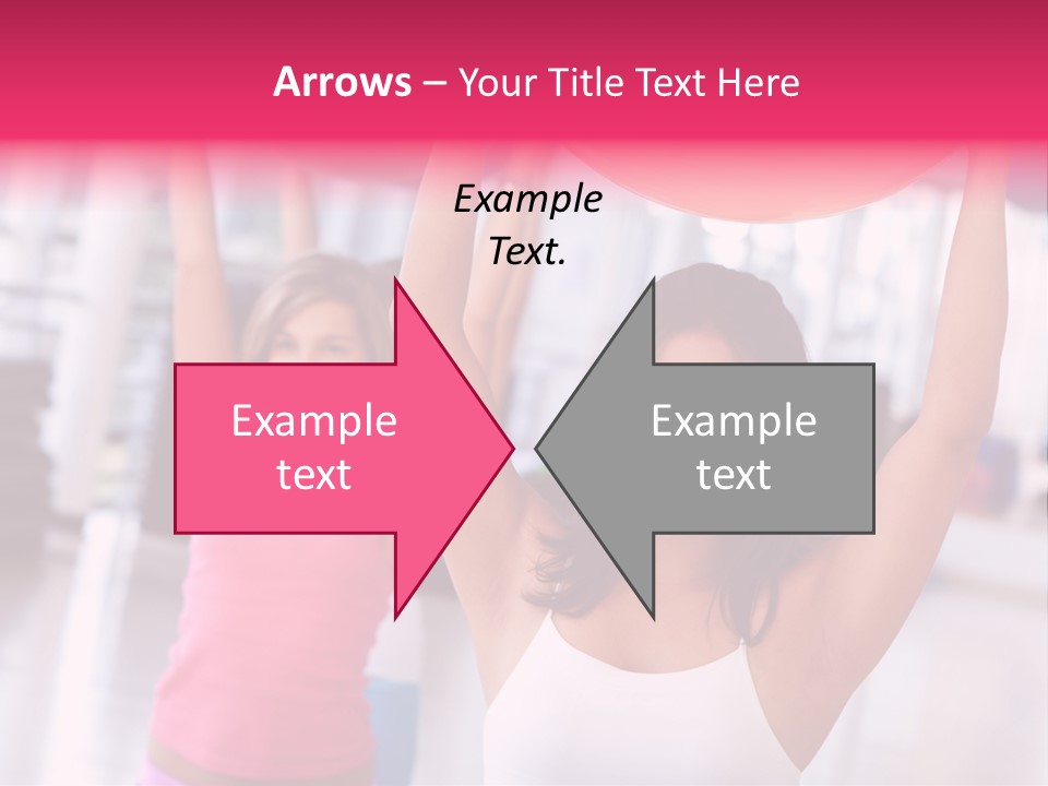 Women Beautiful Group PowerPoint Template