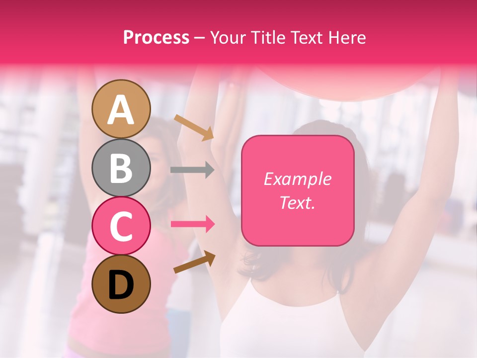 Women Beautiful Group PowerPoint Template