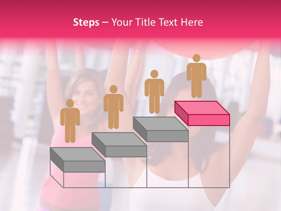 Women Beautiful Group PowerPoint Template