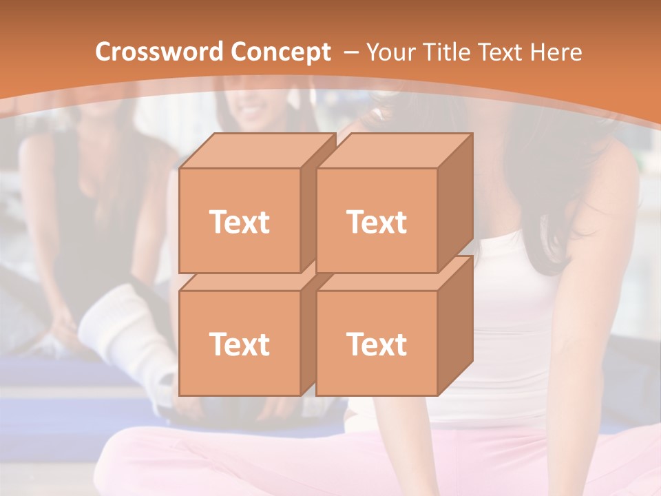 Athletic Stretch Fitness PowerPoint Template