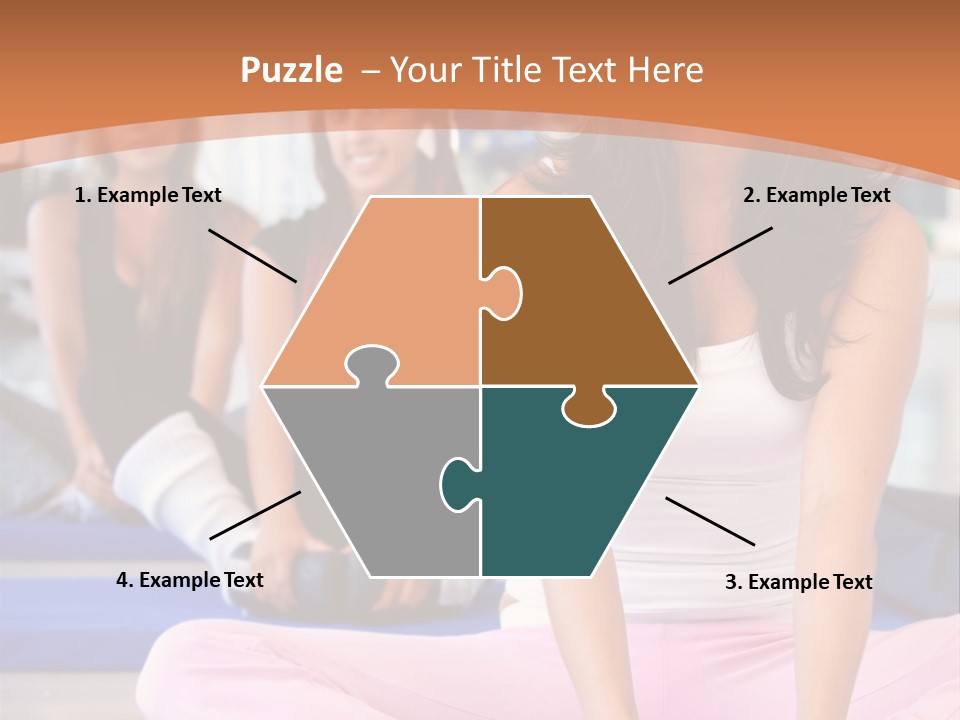 Athletic Stretch Fitness PowerPoint Template