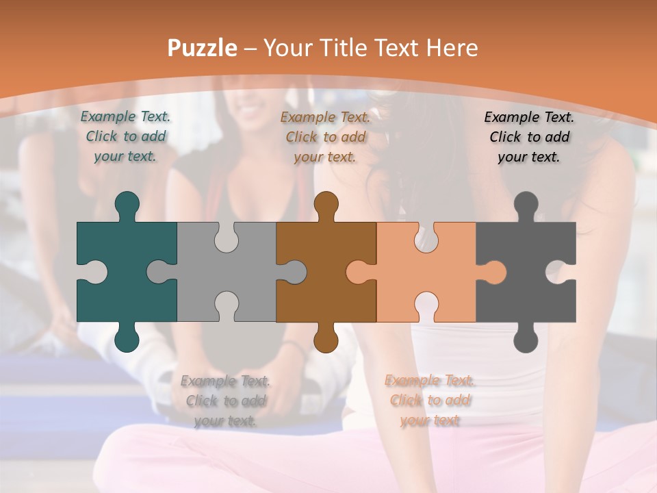 Athletic Stretch Fitness PowerPoint Template