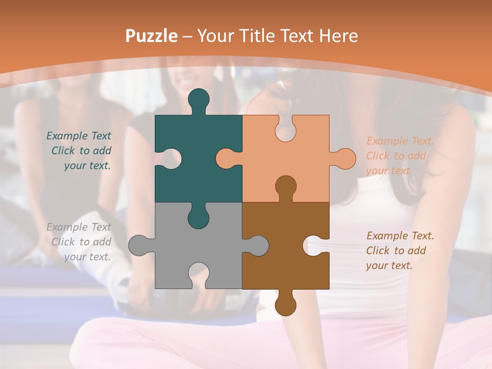 Athletic Stretch Fitness PowerPoint Template