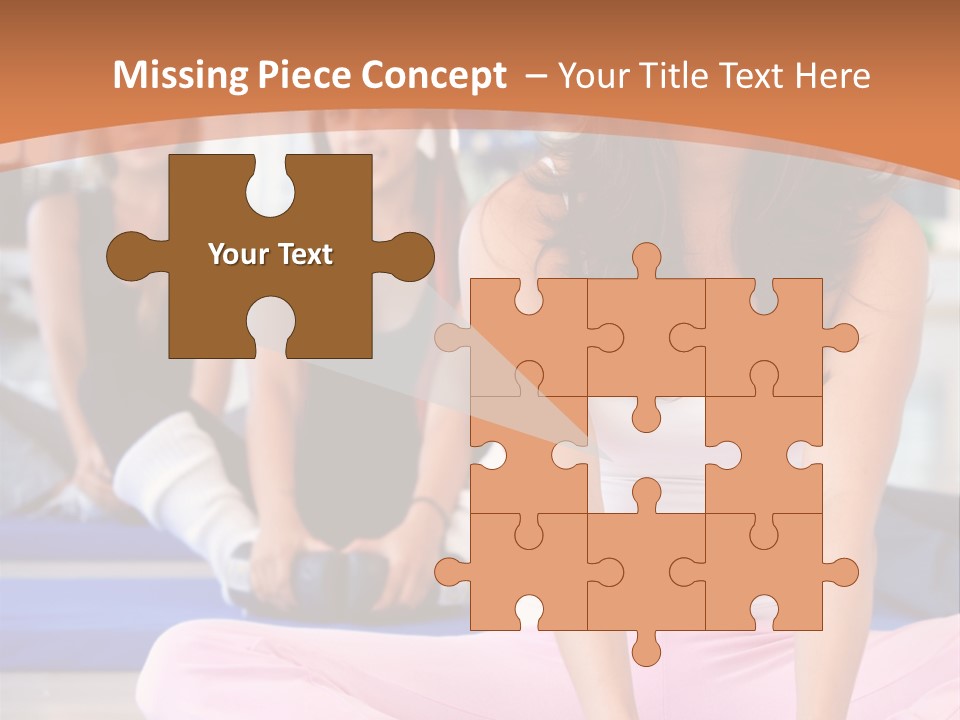 Athletic Stretch Fitness PowerPoint Template