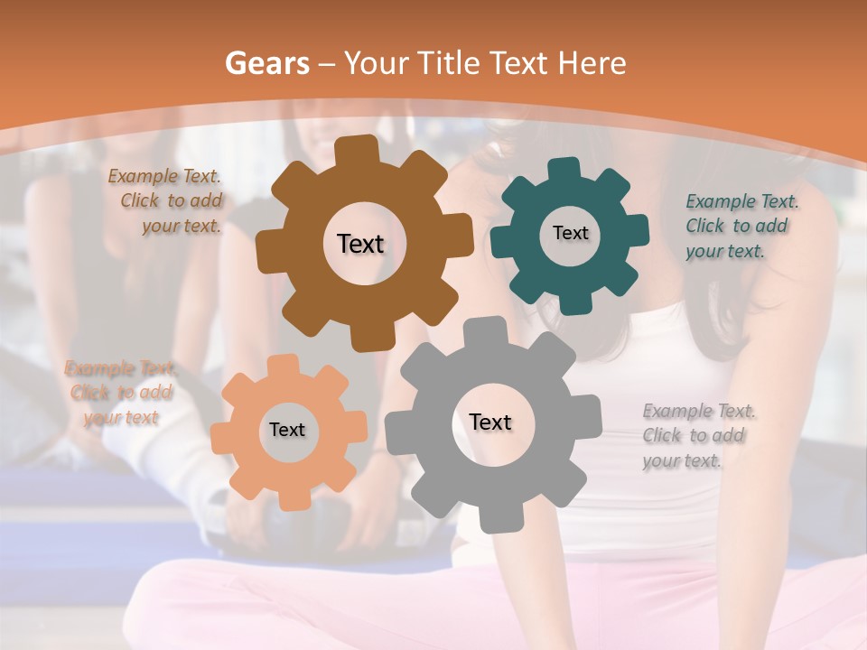 Athletic Stretch Fitness PowerPoint Template